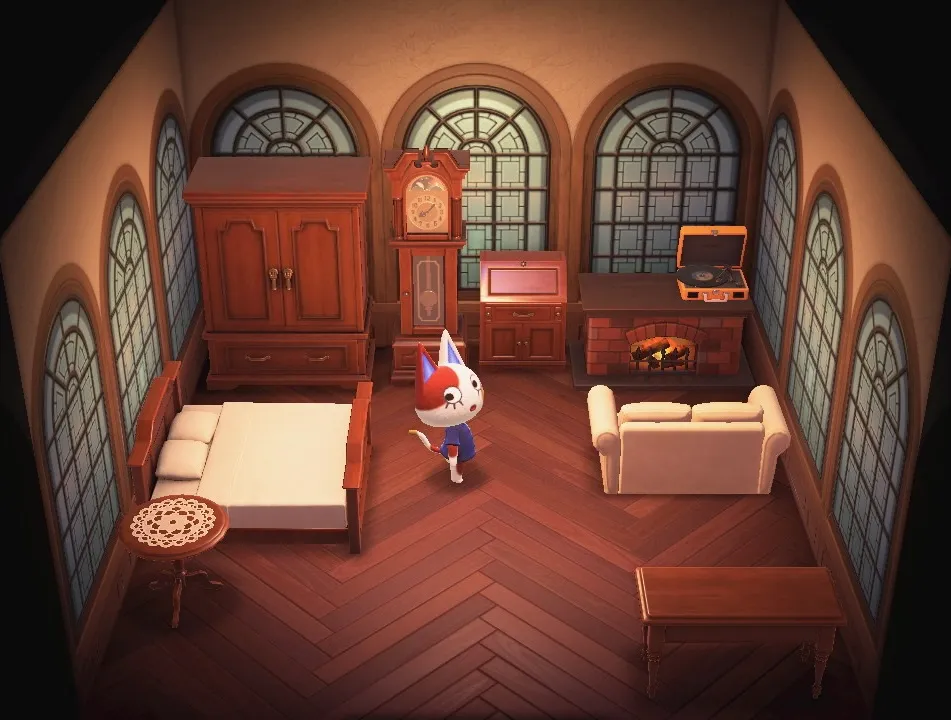 Purrl's house interior