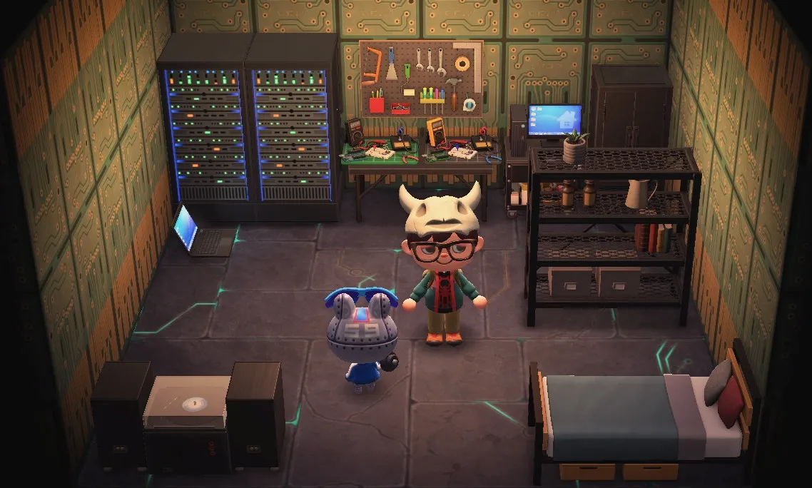 Ribbot's house interior