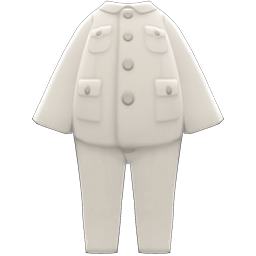 Suit with Stand-Up Collar
