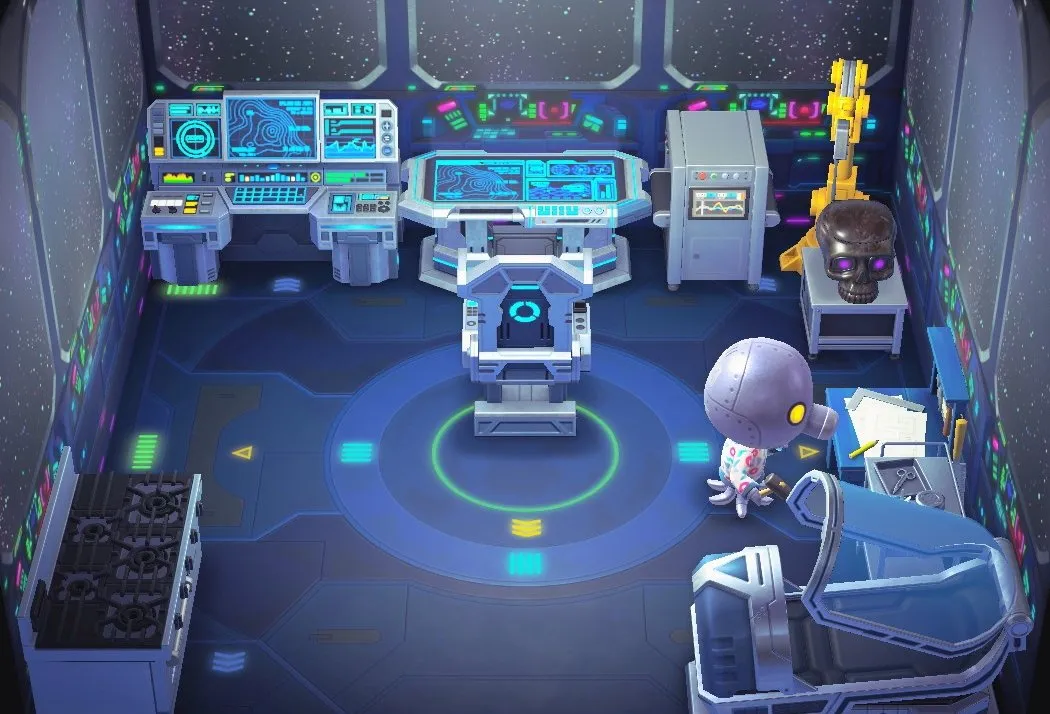 Cephalobot's house interior
