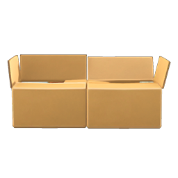 cardboard sofa