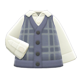 Checkered Sweater Vest