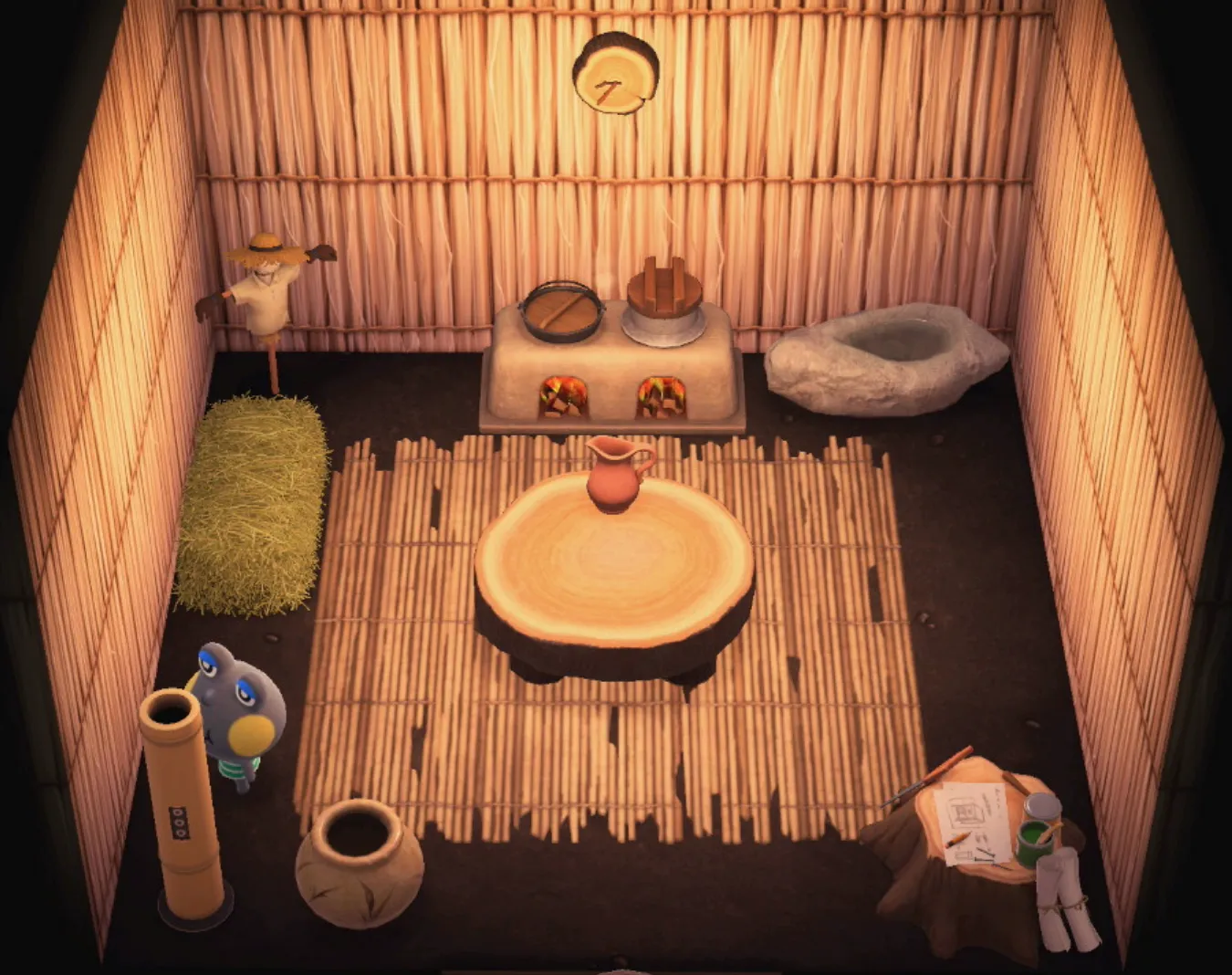 Huck's house interior