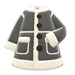 Faux-Shearling Coat