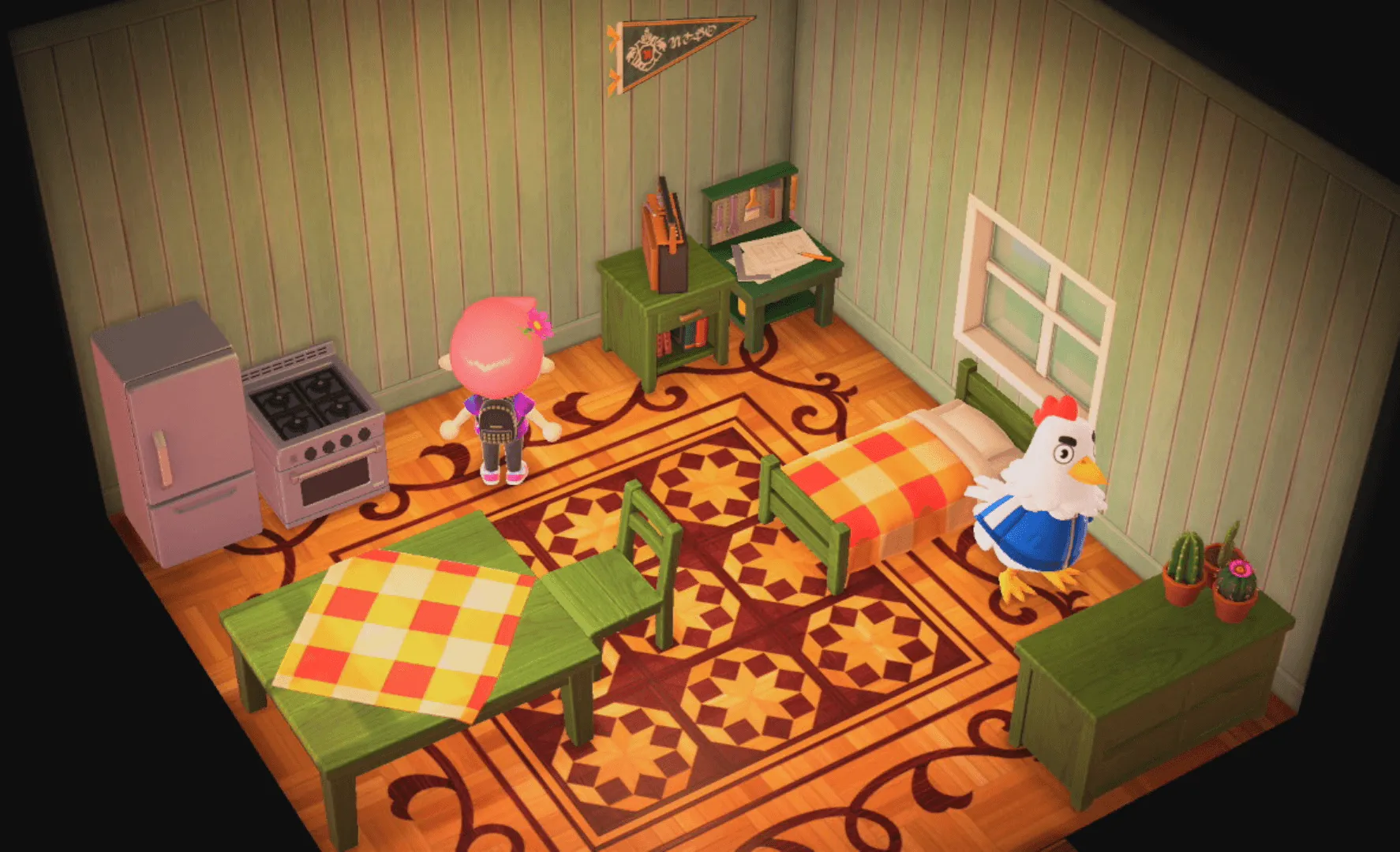 Goose's house interior