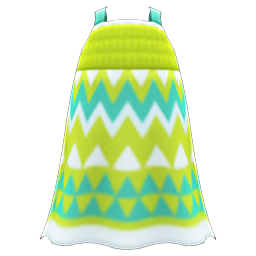 Zigzag-Print Dress