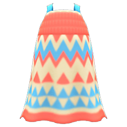 Zigzag-Print Dress