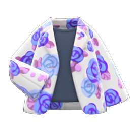 Rose-Print Jacket