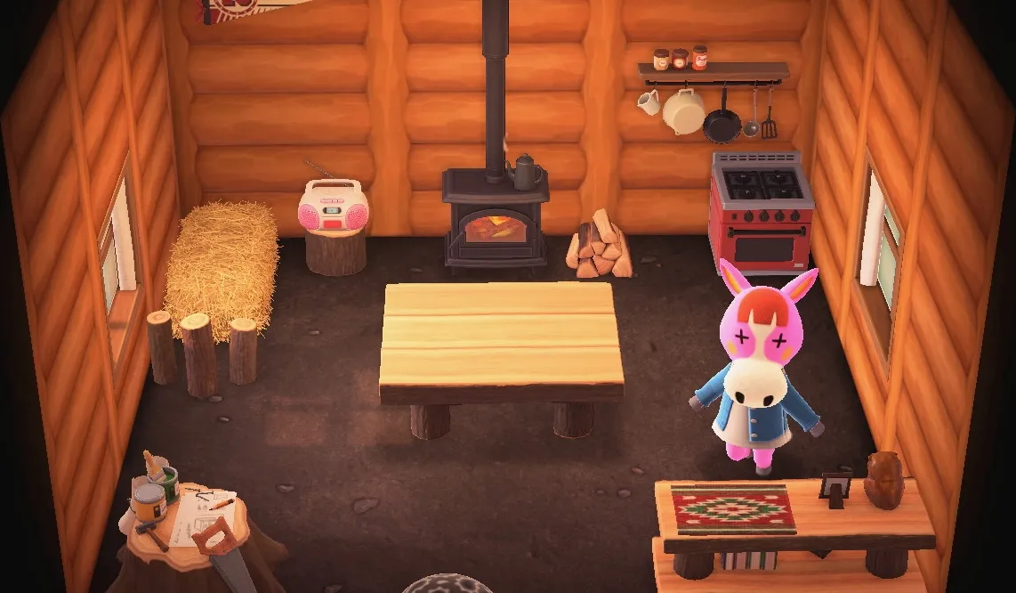 Peaches's house interior