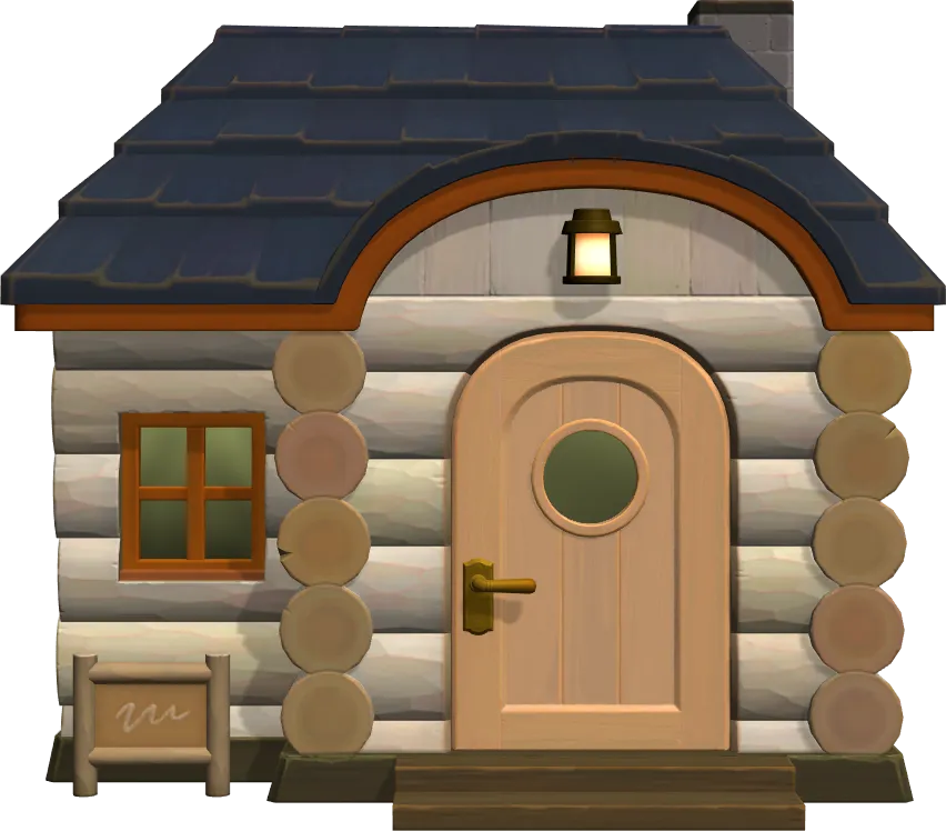 Vesta's house exterior