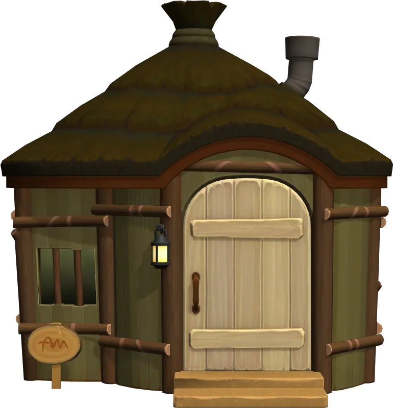 Plucky's house exterior