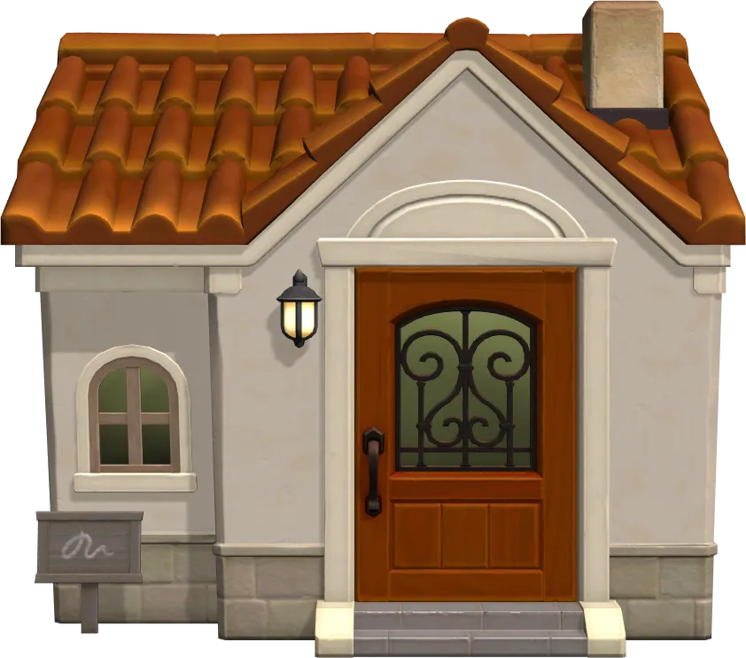 Purrl's house exterior