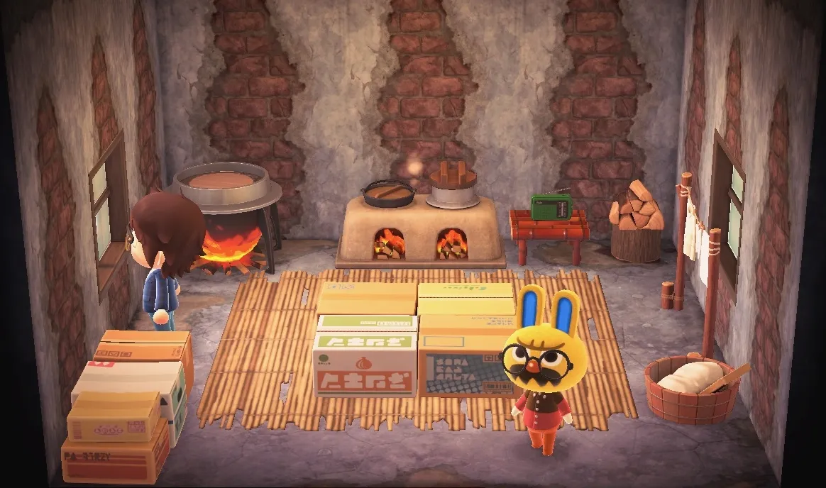 Gaston's house interior