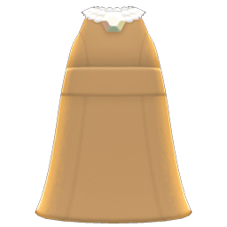 Full-Length Dress with Pearls