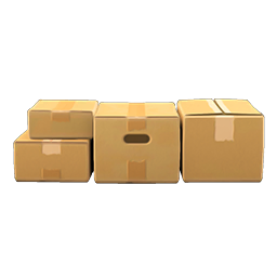 cardboard bed