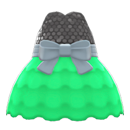 Bubble-Skirt Party Dress