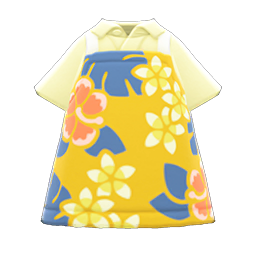 Hawaiian-Print Apron