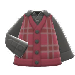 Checkered Sweater Vest