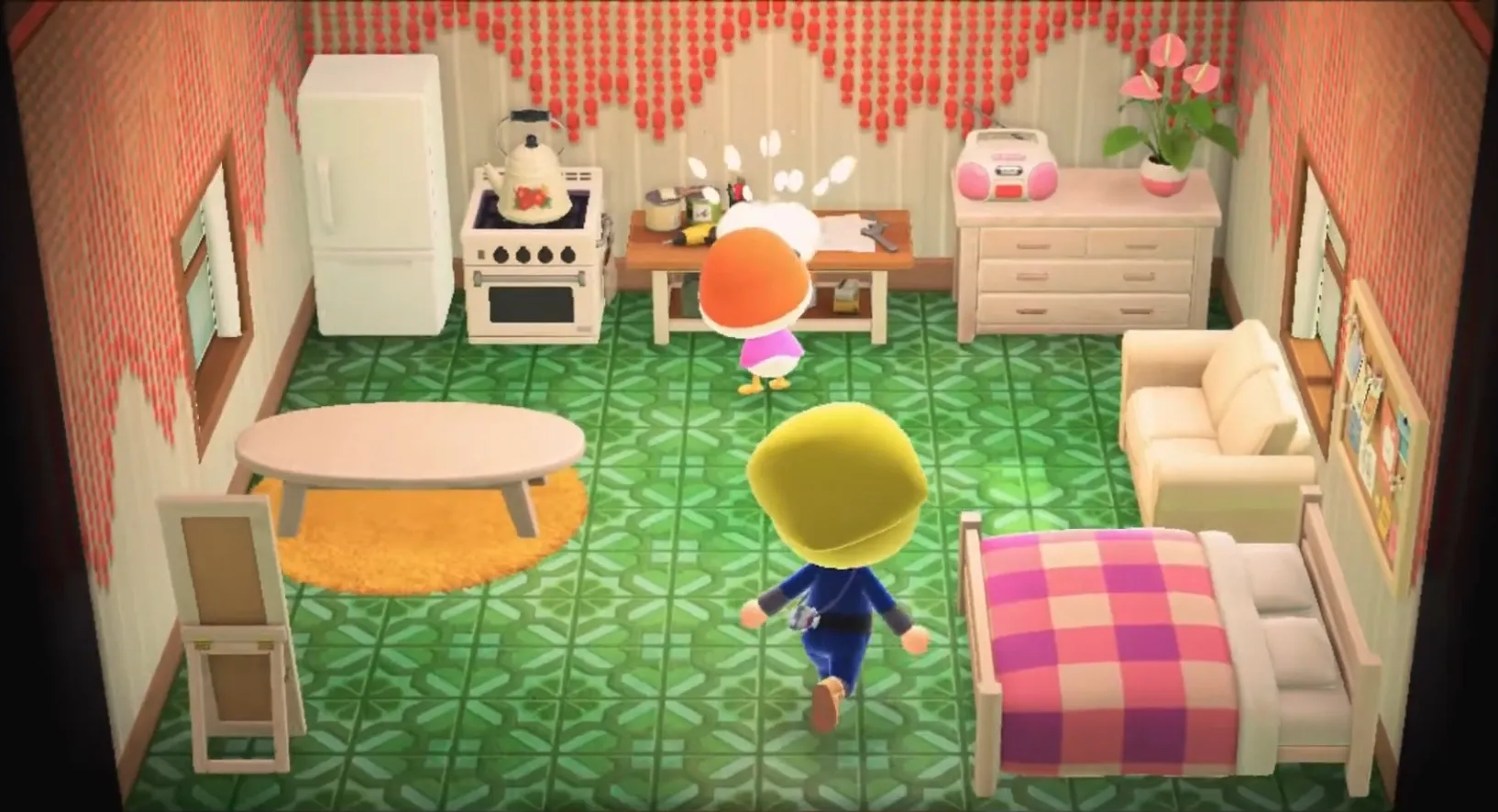 Pompom's house interior