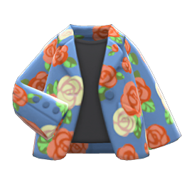 Rose-Print Jacket