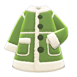 Faux-Shearling Coat