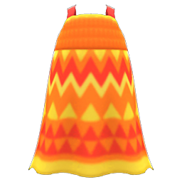 Zigzag-Print Dress