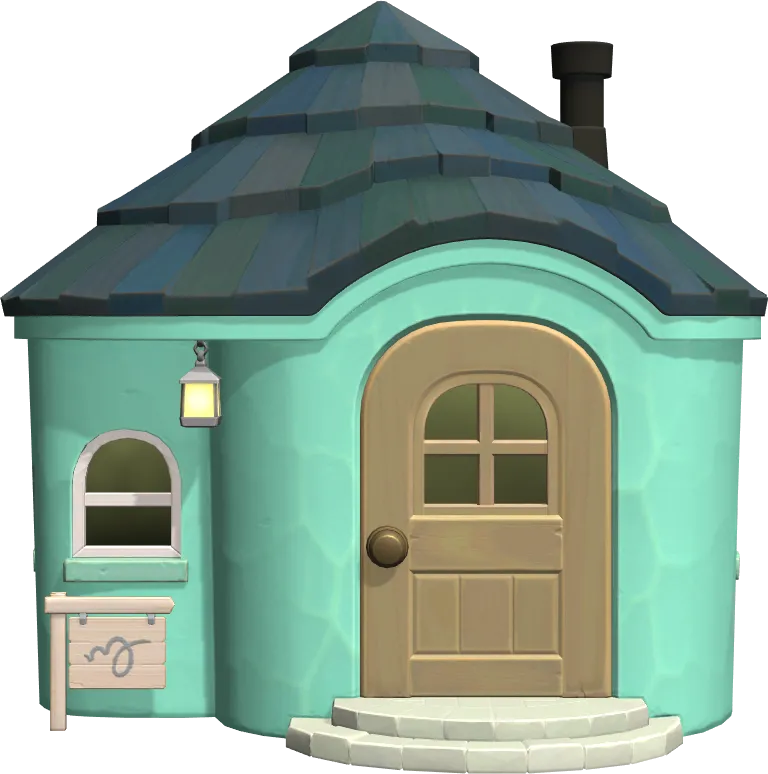 Mint's house exterior