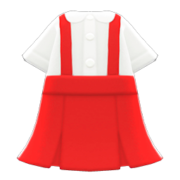 Skirt with Suspenders