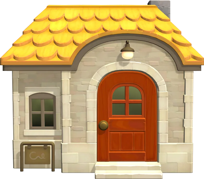 Pompom's house exterior