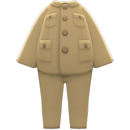 Suit with Stand-Up Collar