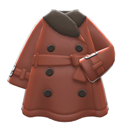 Pleather Trench Coat