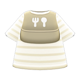Tee with Silicone Bib
