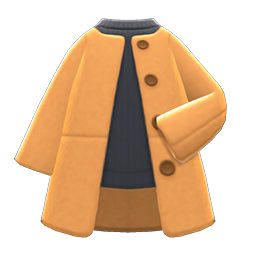 Collarless Coat
