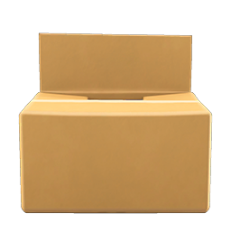 cardboard chair