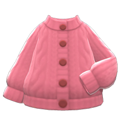 Aran-Knit Cardigan